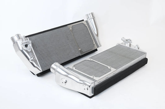 CSF #8210 Ferrari 488 / Pista / F8 Twin Intercooler Set - Raw Billet