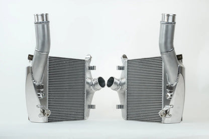 CSF #8211R Lamborghini Urus / Audi RS Q8 Twin Intercooler Set - Raw Billet