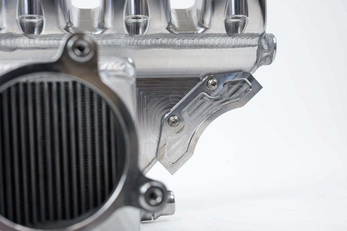 CSF #8233B BMW S58 "Level-Up" Charge Air Cooler Manifold - Thermal Dispersion Black – view 5