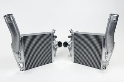 CSF #8280 Audi SQ7 / SQ8 Twin Intercooler Set - Raw Billet – view 3