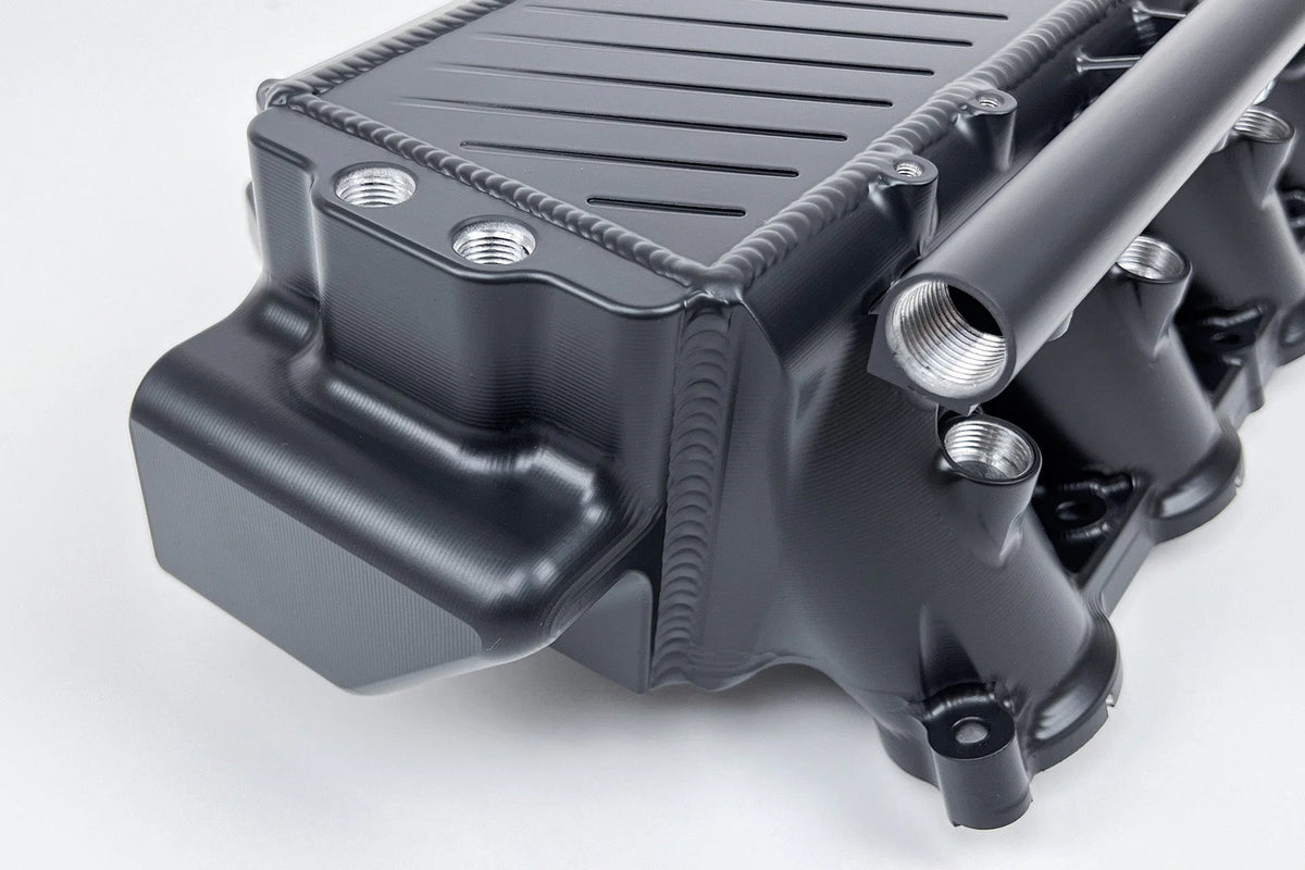 CSF #8300B BMW Gen 1 B58 Charge Air Cooler Manifold - Thermal Dispersion Black – view 2