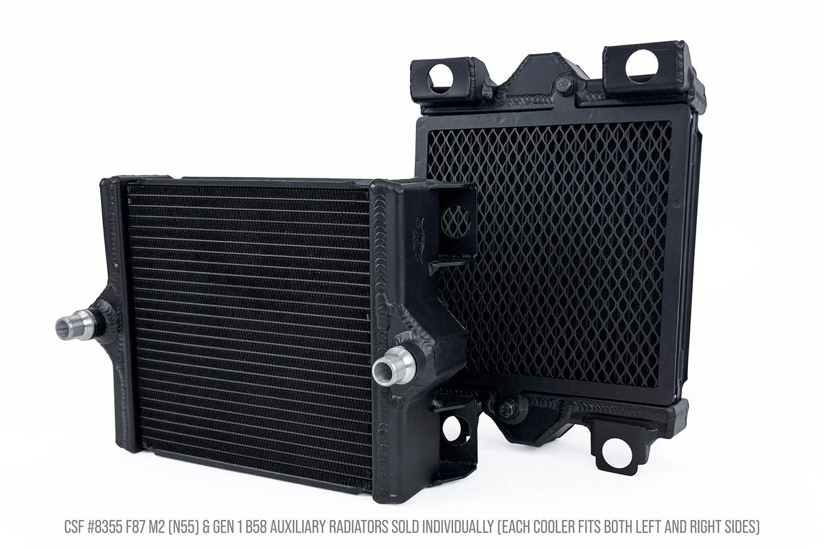 CSF #8355 CSF High-Performance Auxiliary Radiator For BMW F87 M2 & Gen 1 B58
