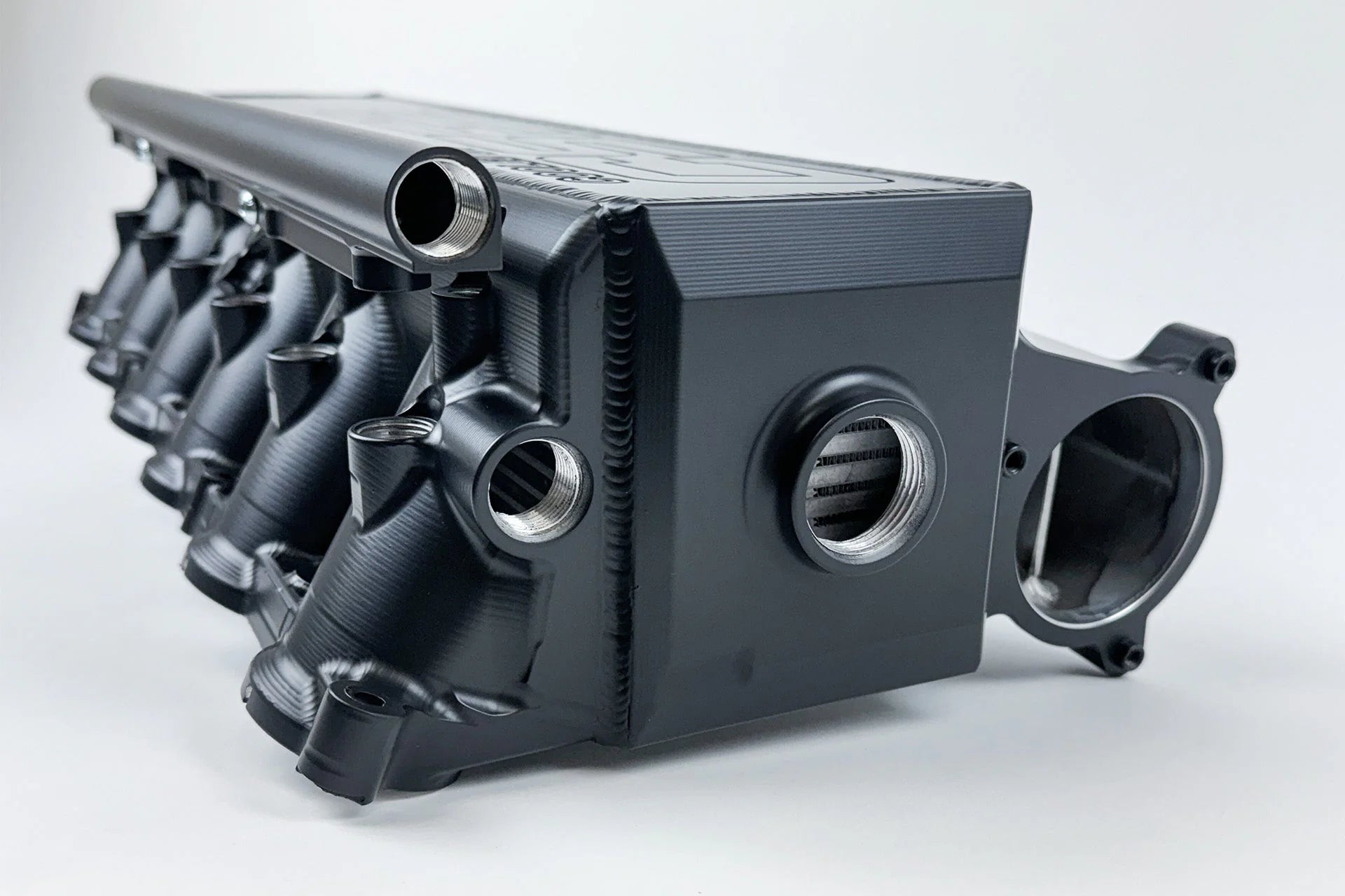 CSF #8400B BMW Gen 2 B58 Race X Charge Air Cooler Manifold - Thermal Dispersion Black – view 4