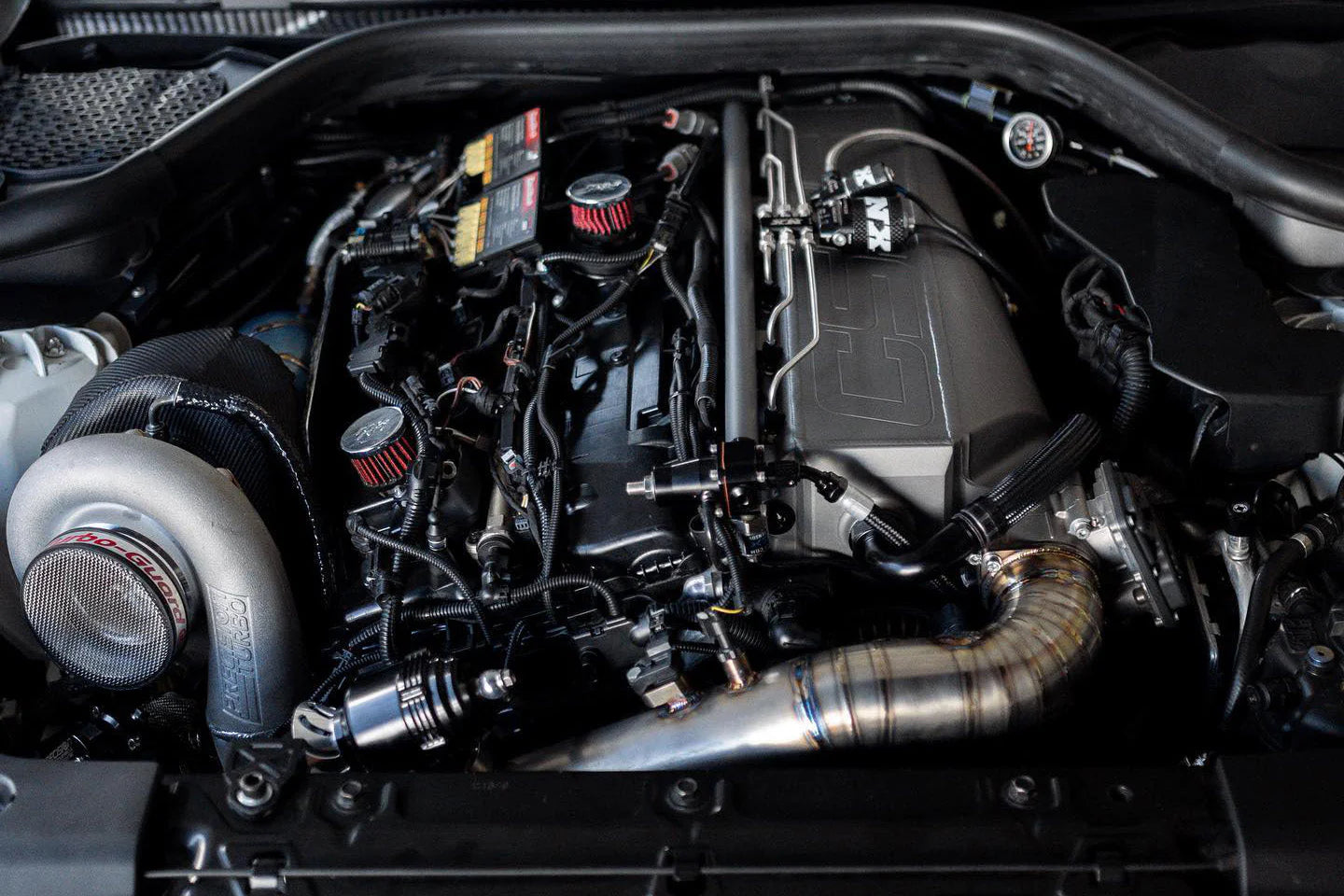 CSF #8400C BMW Gen 2 B58 Race X Charge Air Cooler Manifold - Custom Finish – installed