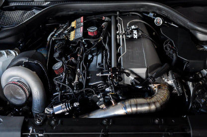 CSF #8400C BMW Gen 2 B58 Race X Charge Air Cooler Manifold - Custom Finish – installed