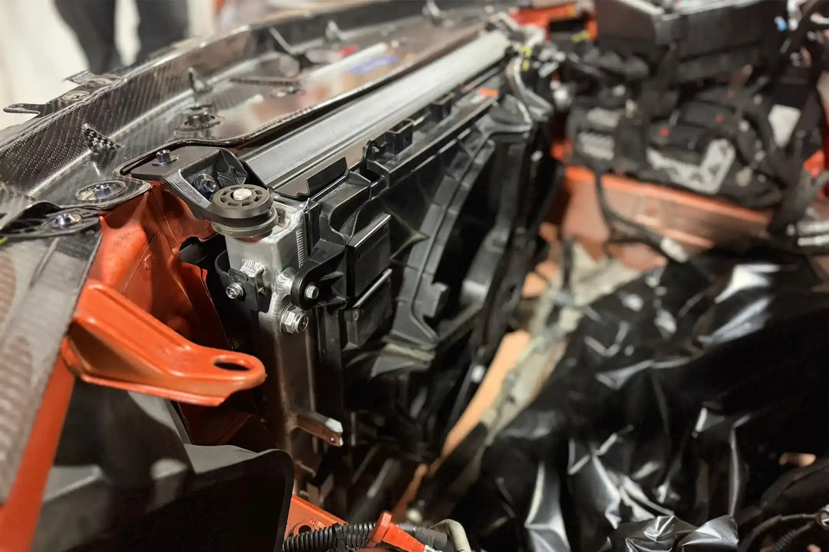 CSF #7249 6th Gen Camaro LT1/SS/ZL1 & 3rd Gen CTS-V High-Performance All-Aluminum Radiator - installed (9)