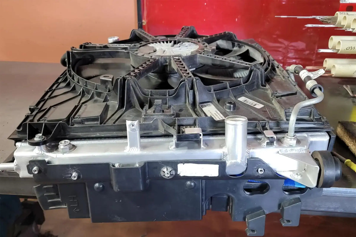 CSF #7249 6th Gen Camaro LT1/SS/ZL1 & 3rd Gen CTS-V High-Performance All-Aluminum Radiator - installed (11)