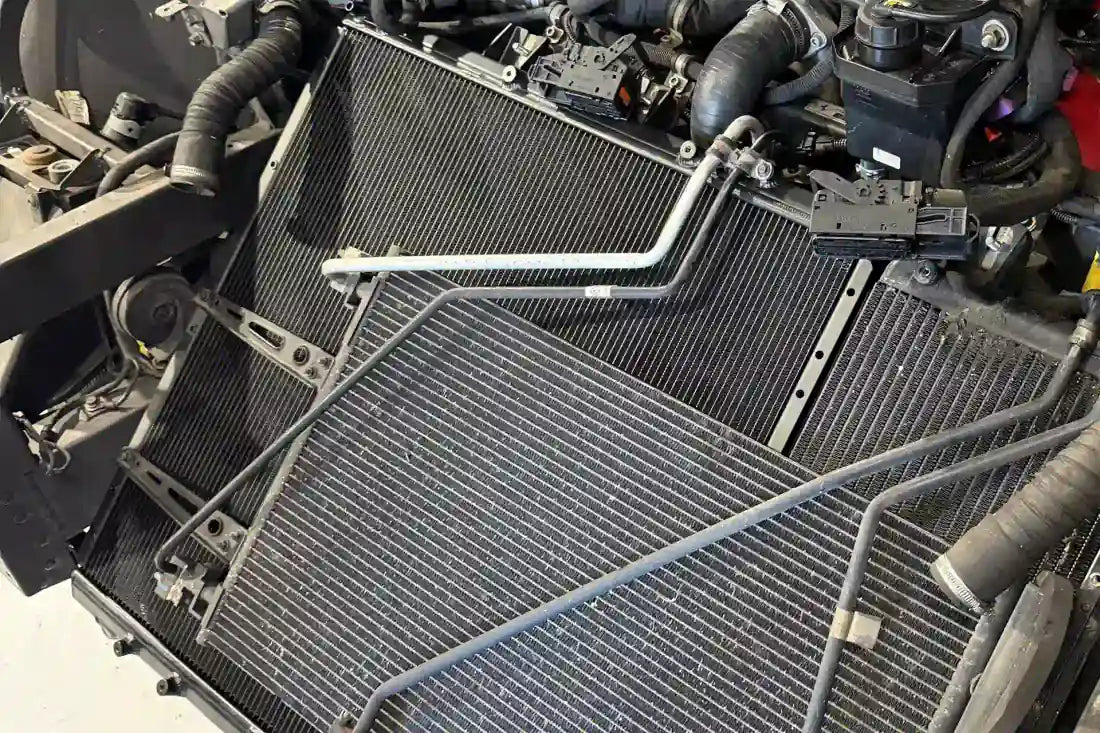 CSF #7250 Ferrari FF / GTC4Lusso / F12 / 812 / Monza High-Performance All-Aluminum Radiator - installed (13)