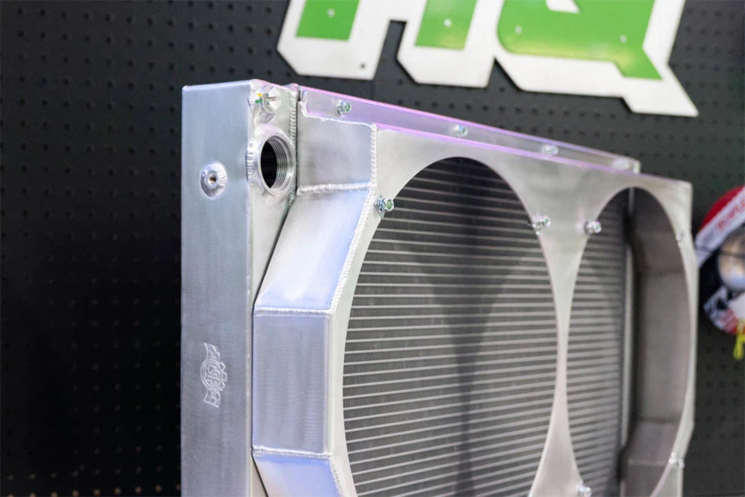 CSF Motorsport Dual-Pass Radiator with Shroud + 14" SPAL brushless fans & harnesses