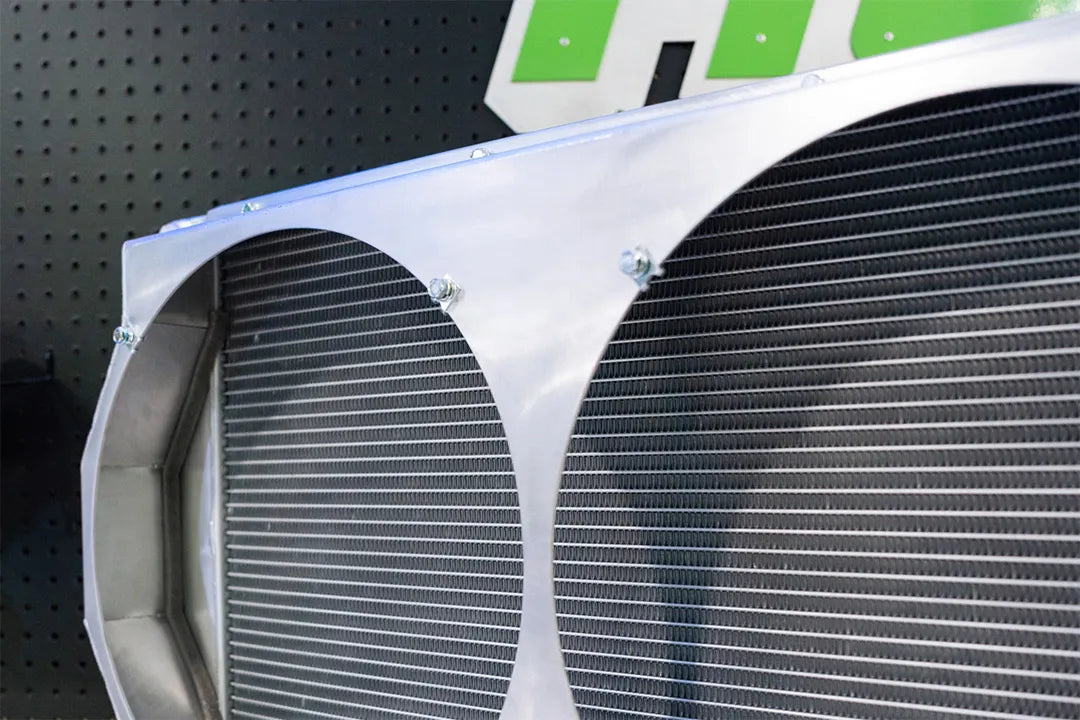 CSF Motorsport Dual-Pass Radiator with Shroud + 14" SPAL brushless fans & harnesses