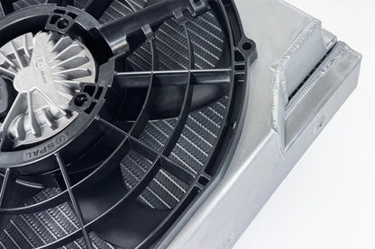 CSF Motorsport Dual-Pass Radiator with Shroud + 14" SPAL brushless fans & harnesses