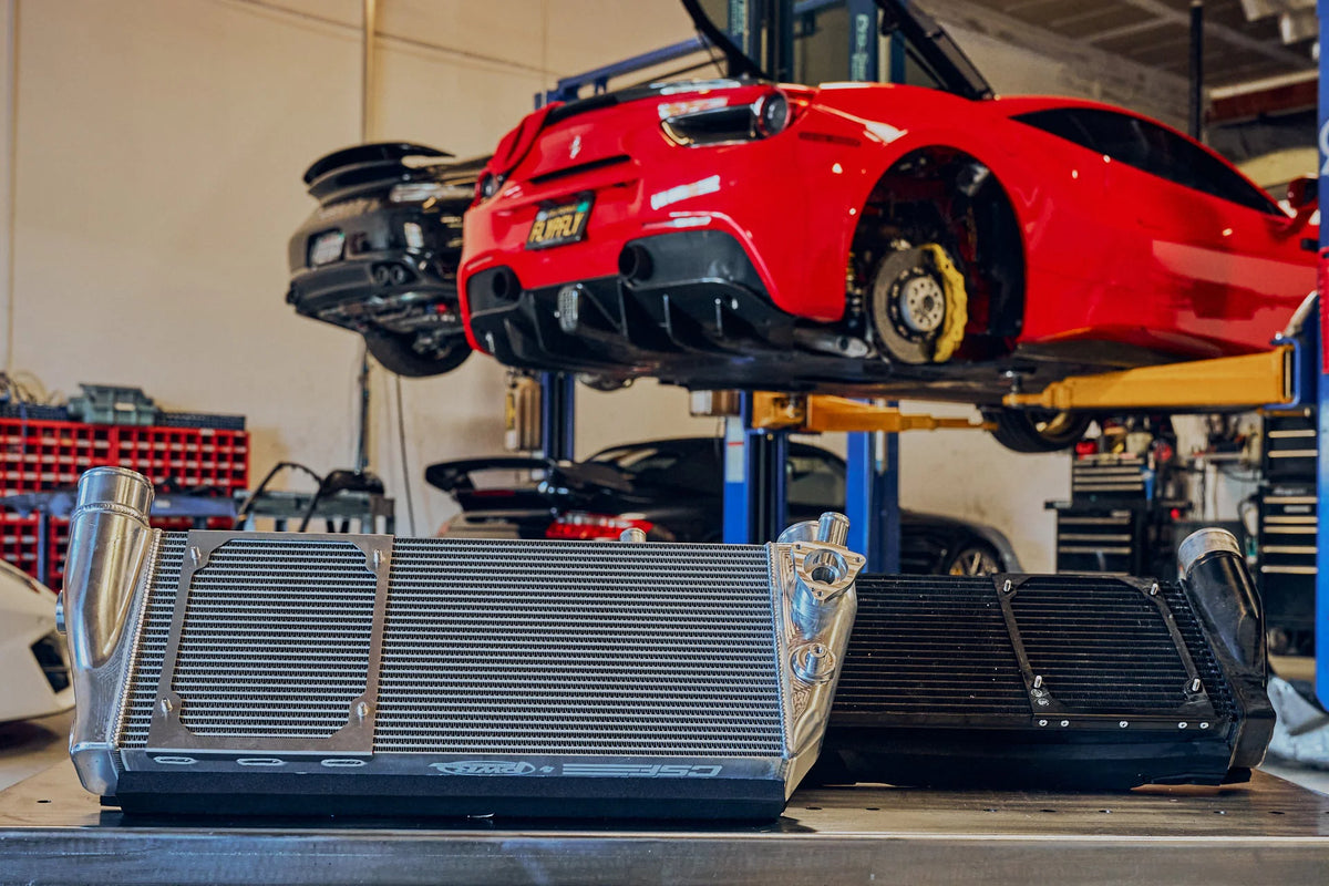 CSF #8210 Ferrari 488 / Pista / F8 Twin Intercooler Set - Raw Billet – view 14