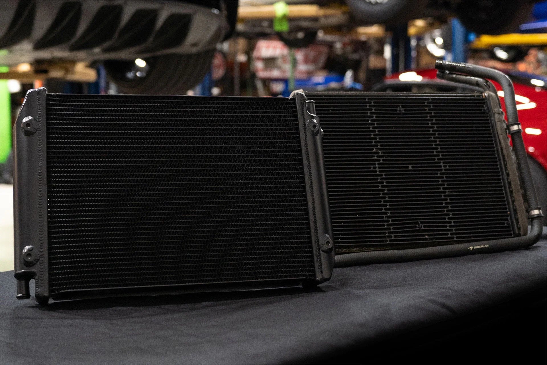 Radiator comparison view