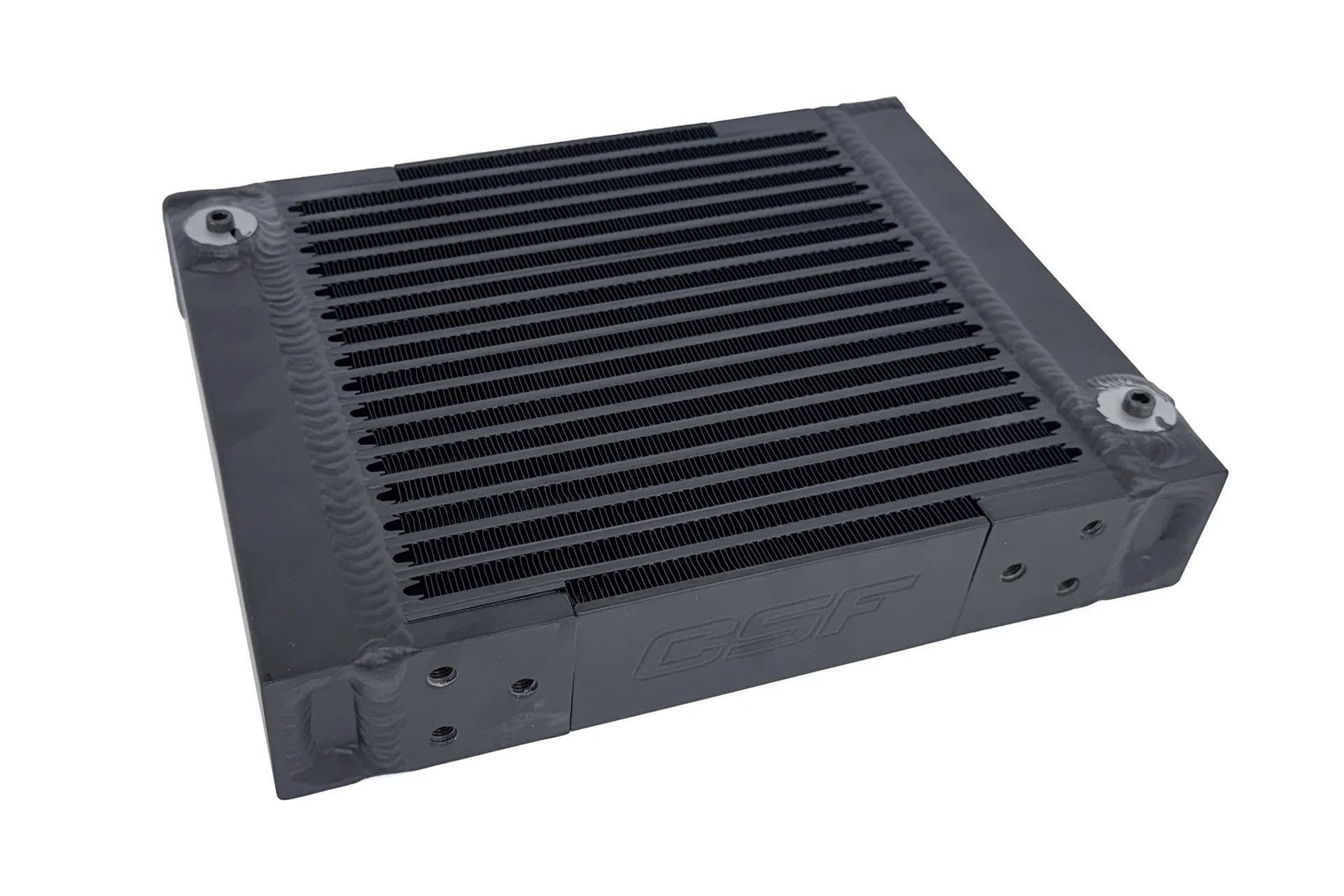 CSF racing oil cooler top view 