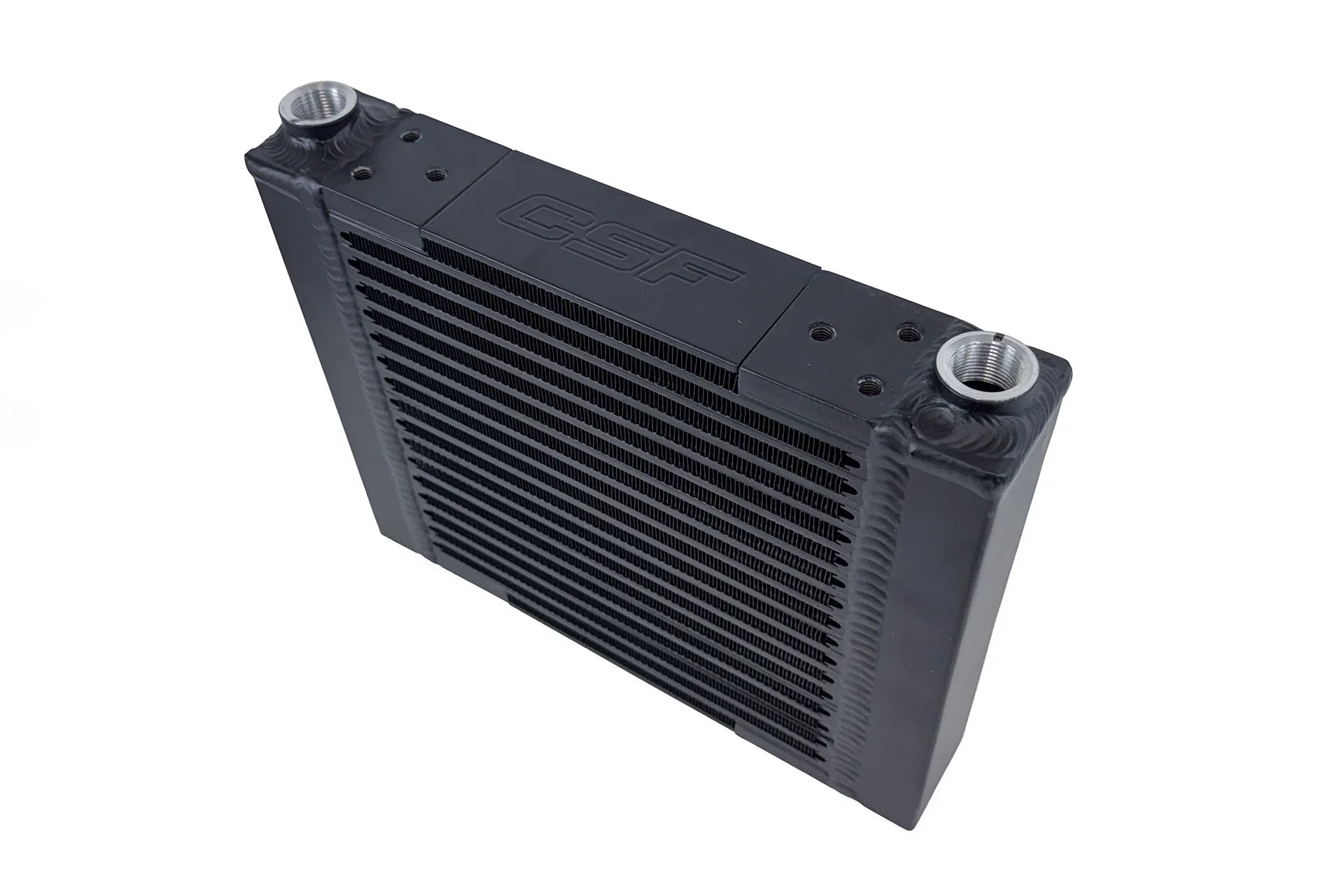 CSF high performance oil cooler top right angle view 