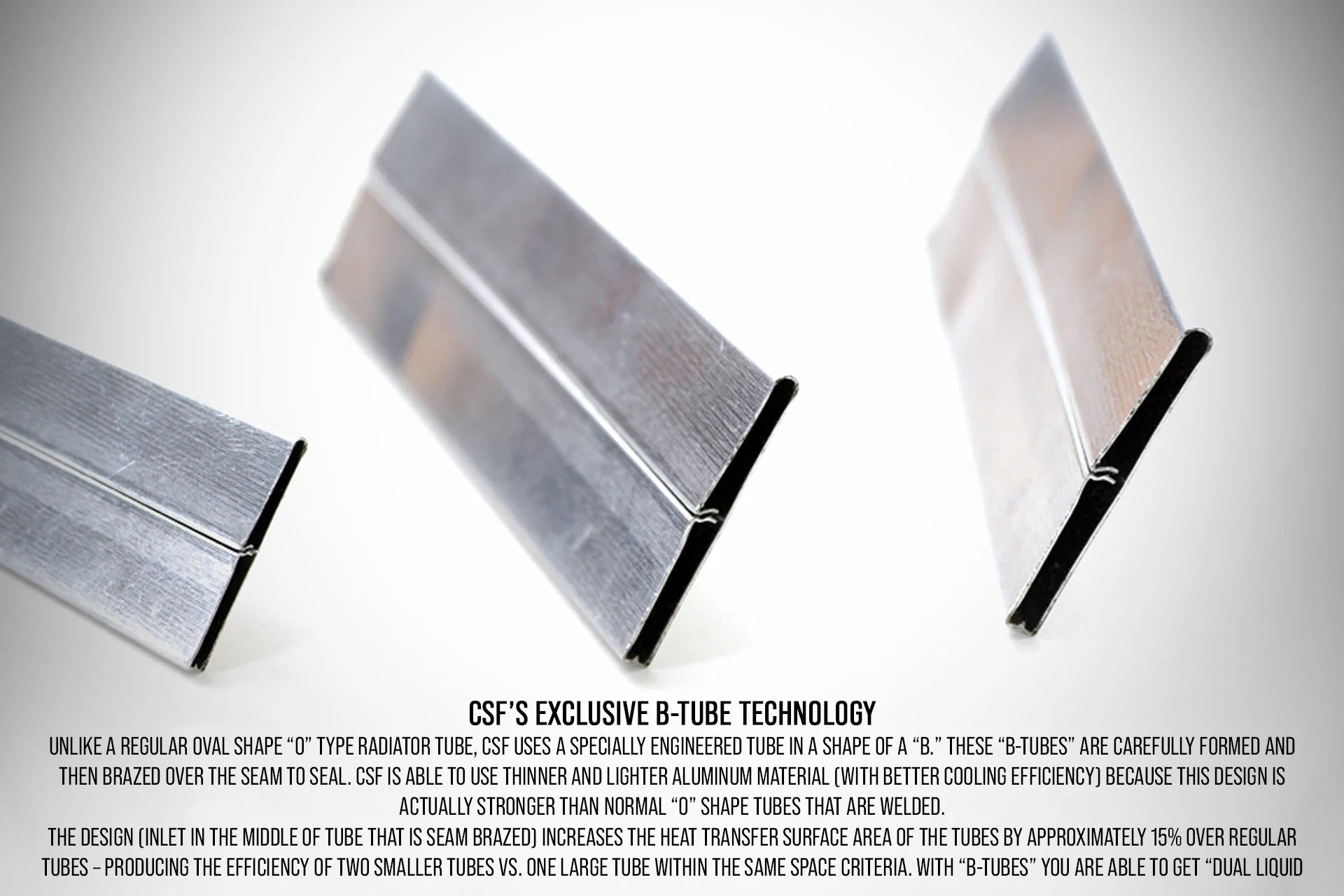 CSF #8023 R-1 Triple-Pass "Ultimate Motorsports" Competition Radiator – infographic
