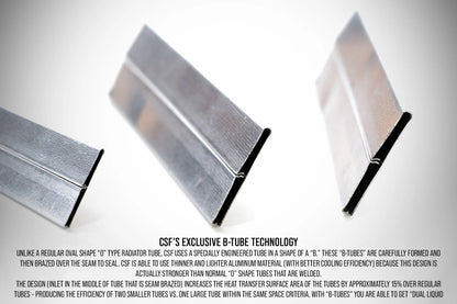 CSF #8023 R-1 Triple-Pass "Ultimate Motorsports" Competition Radiator – infographic