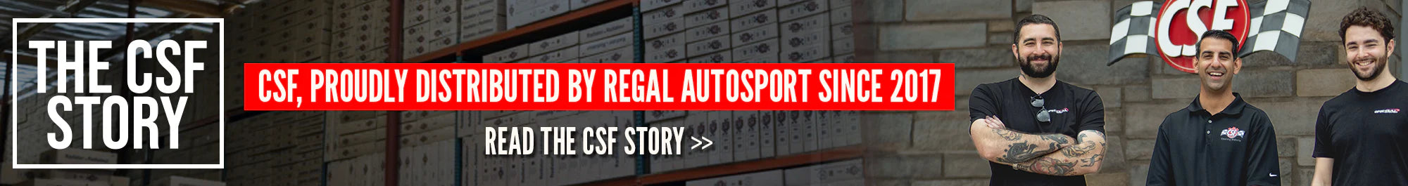 CSF Radiators company story banner