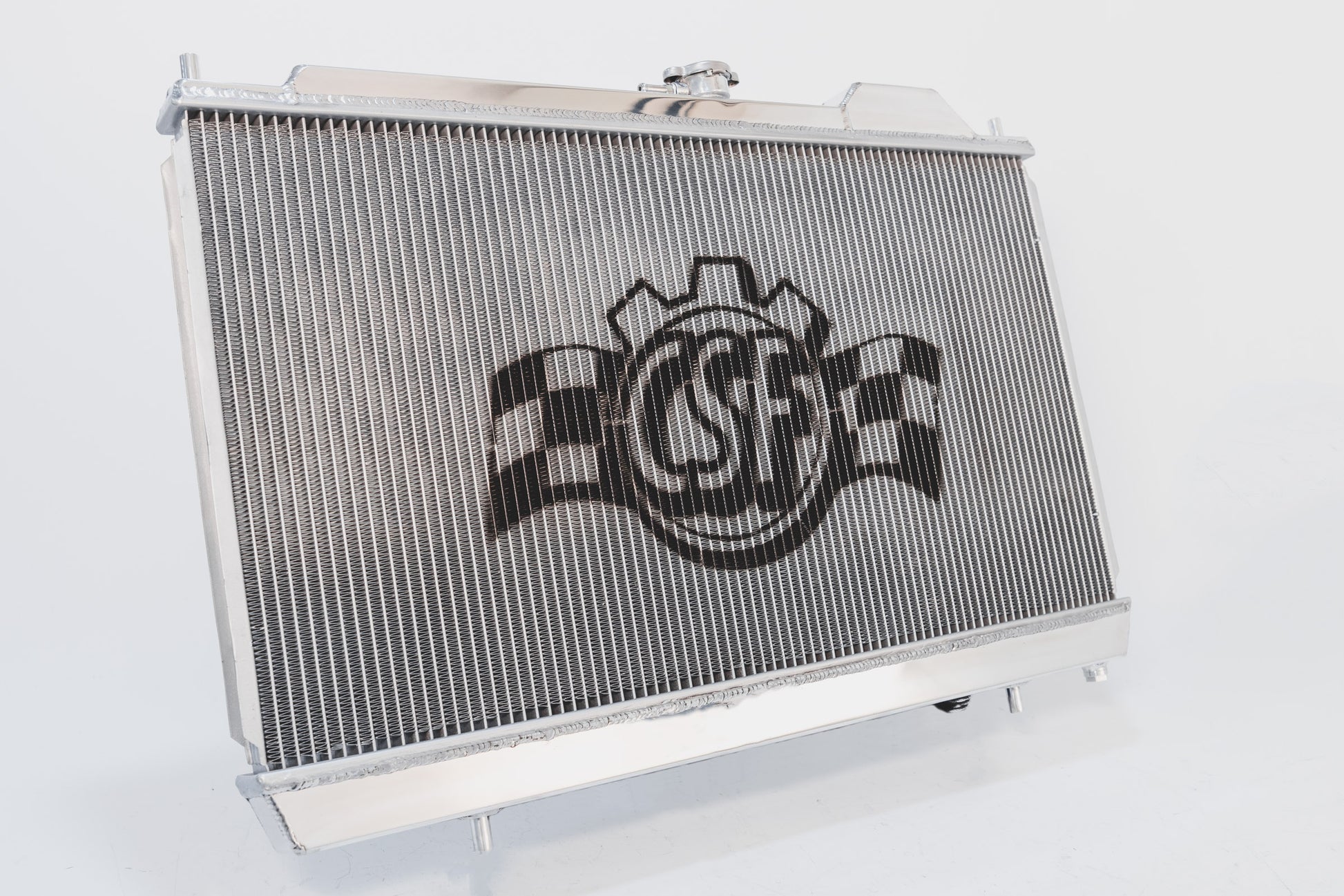 CSF #7075 Mitsubishi Evo 4/5/6/7/8/9 Full Size Slim All-Aluminum Radiator w/ 12in SPAL Fan