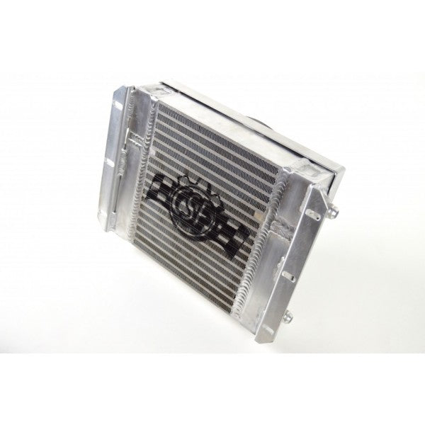 CSF #8026 13.8in x 10in Dual Fluid Bar & Plate HD Oil Cooler w/9in SPAL Fan